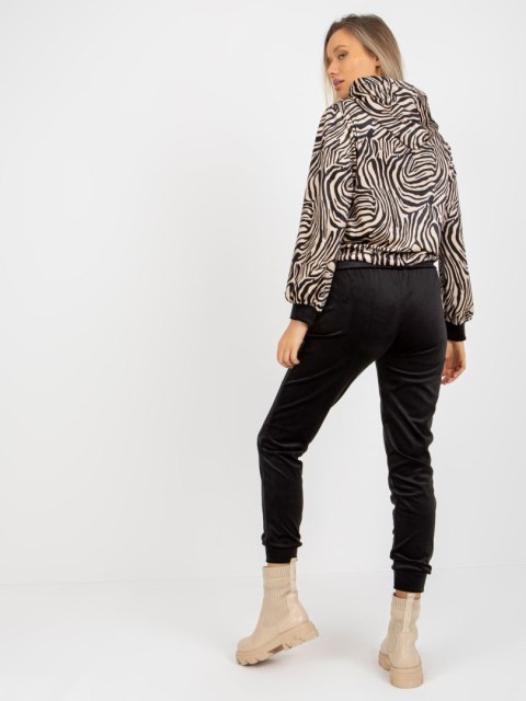 Komplet WN-KMPL-2410.01P czarno-beżowy L