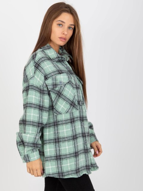 Koszula DN-KS-3967.92 mietowy M Koszula DN-KS-3967.92 mietowy M