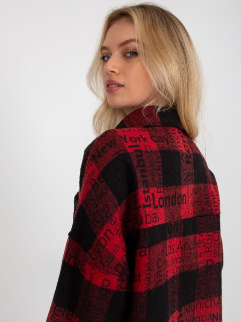Koszula DN-KS-3990.95P czarno-czerwony M Koszula DN-KS-3990.95P czarno-czerwony M
