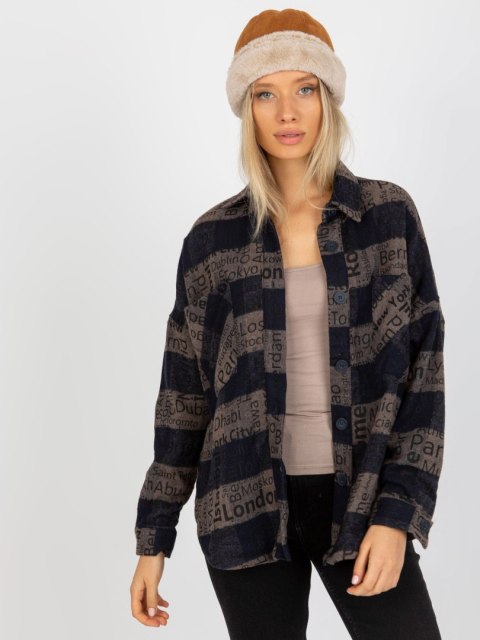 Koszula DN-KS-3990.95P granatowy M Koszula DN-KS-3990.95P granatowy M