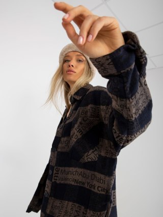 Koszula DN-KS-3990.95P granatowy S