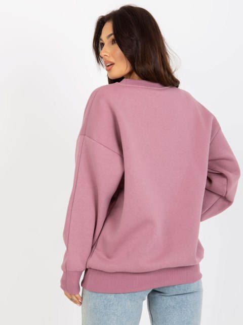 Sportowa bluza różowa klasyczna ze ściągaczami Sportowa bluza różowa klasyczna ze ściągaczami