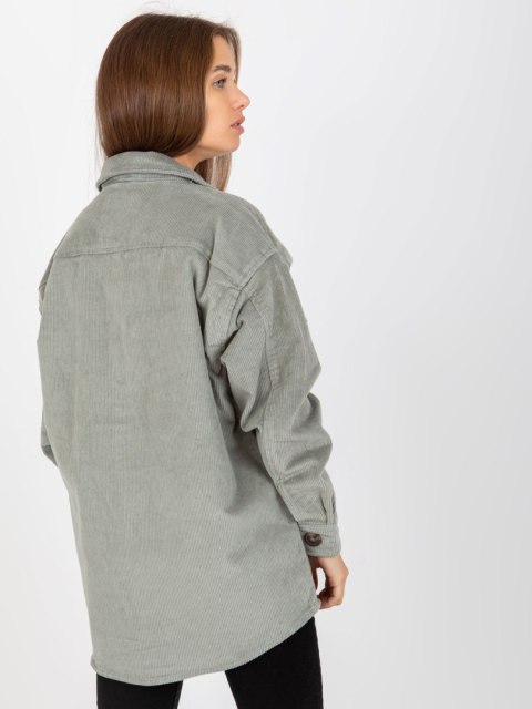 Koszula kurtka sztruksowa khaki Amala Stitch & Soul Koszula kurtka sztruksowa khaki Amala Stitch & Soul