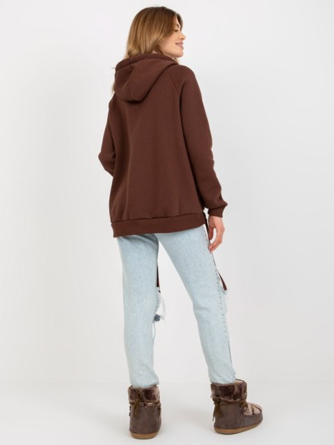 Bluza TW-BL-BL-1003.95P ciemny brązowy XL Bluza TW-BL-BL-1003.95P ciemny brązowy XL