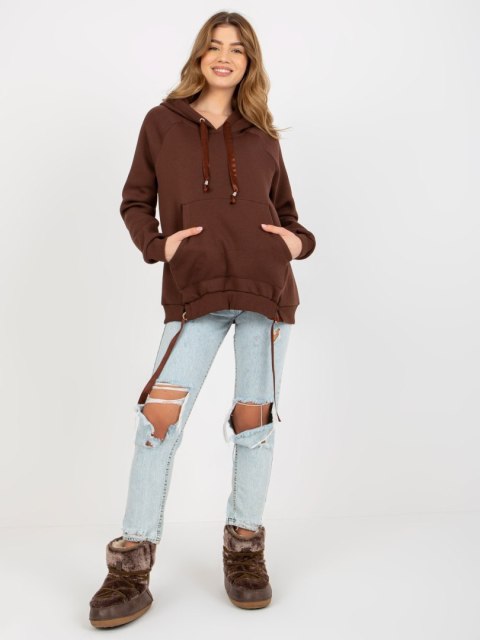 Bluza TW-BL-BL-1003.95P ciemny brązowy XL Bluza TW-BL-BL-1003.95P ciemny brązowy XL