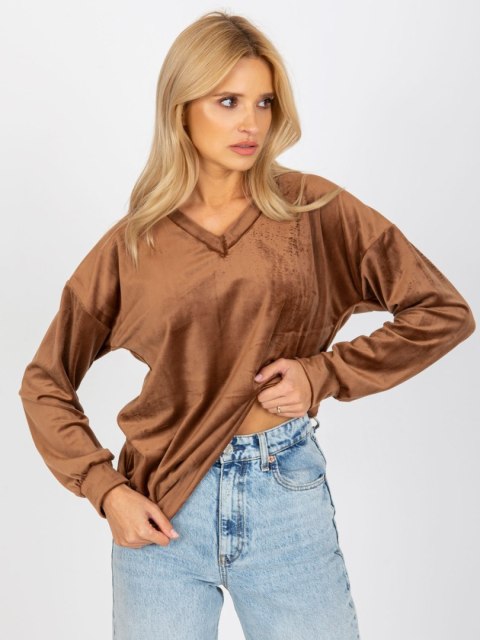 Bluzka RP-BZ-8188.22X ciemny brązowy S/M Bluzka RP-BZ-8188.22X ciemny brązowy S/M