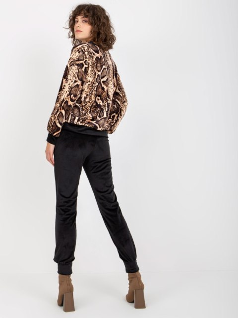 Komplet RP-KMPL-8190-4.18P czarno-beżowy L/XL