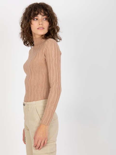 Sweter NM-SW-DZ92528-1.20P camelowy
