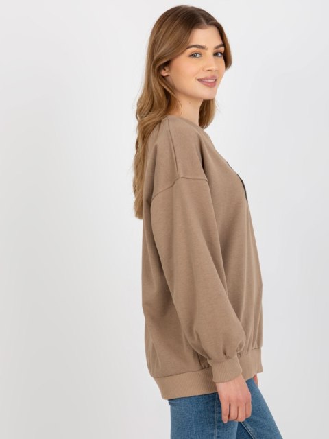 Bluza EM-BL-ES-21-536.94 ciemny bezowy Bluza EM-BL-ES-21-536.94 ciemny bezowy