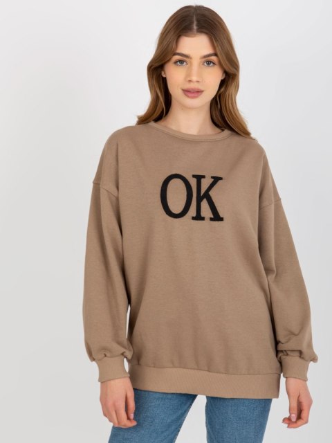 Bluza EM-BL-ES-21-536.94 ciemny bezowy Bluza EM-BL-ES-21-536.94 ciemny bezowy