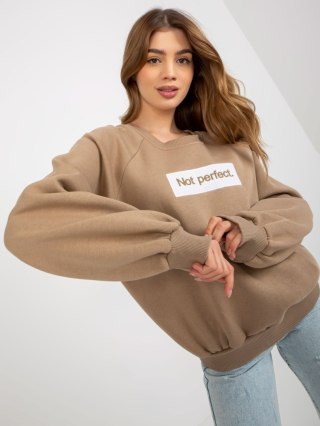 Bluza EM-BL-N652.46 ciemny bezowy S/M