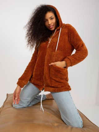 Bluza RV-BL-8435.96P jasny brązowy S/M