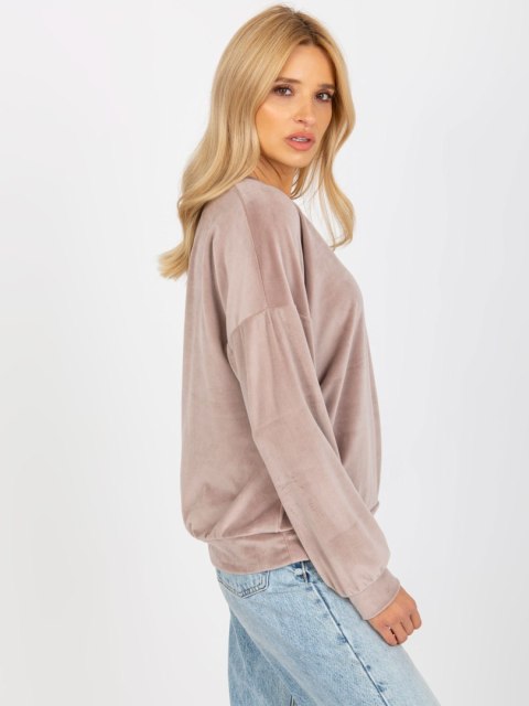 Bluzka RP-BZ-8188.52P ciemny bezowy S/M Bluzka RP-BZ-8188.52P ciemny bezowy S/M