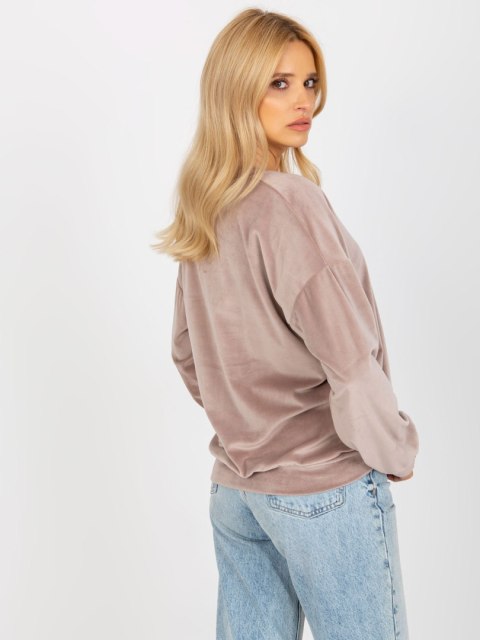 Bluzka RP-BZ-8188.52P ciemny bezowy S/M Bluzka RP-BZ-8188.52P ciemny bezowy S/M