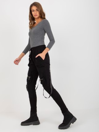 Spodnie dresowe EM-DR-ES-21-595.23 czarny M