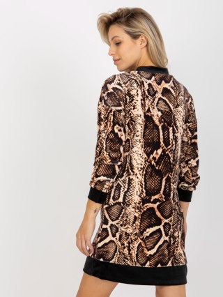 Tunika RP-TU-8189-4.09 czarno-beżowy L/XL