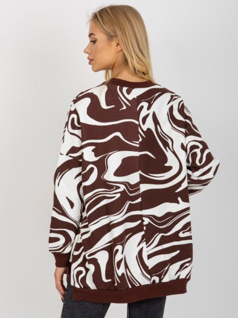 Bluza FA-BL-8293.37P ciemny brązowy Bluza FA-BL-8293.37P ciemny brązowy