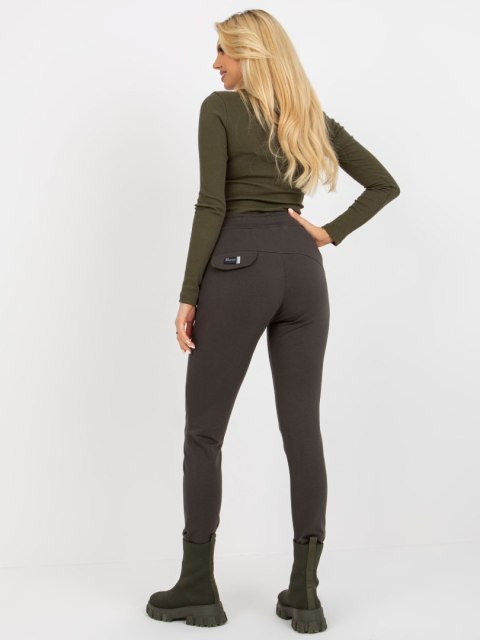 Spodnie dresowe RV-DR-8369.89P ciemny khaki L/XL