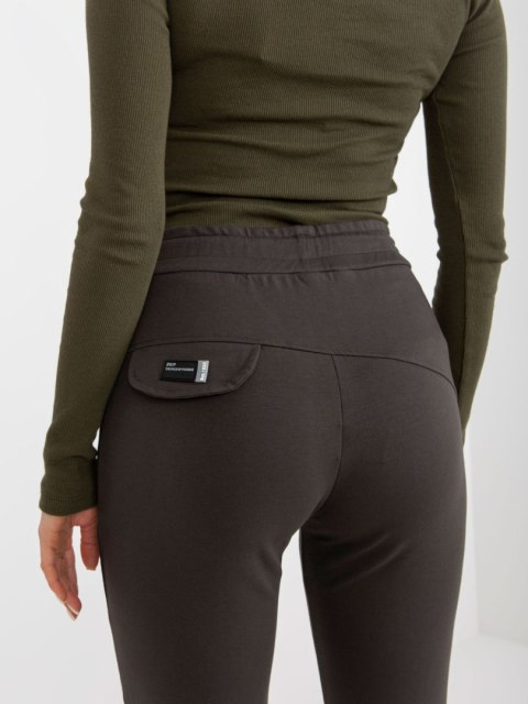 Spodnie dresowe RV-DR-8369.89P ciemny khaki L/XL