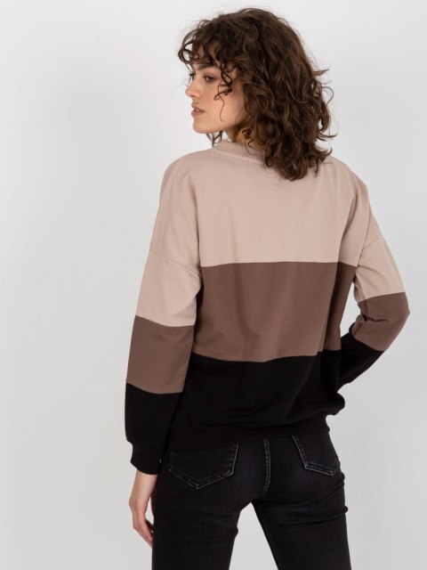 Bluza RV-BL-8328.34X czarno-beżowy S/M Bluza RV-BL-8328.34X czarno-beżowy S/M