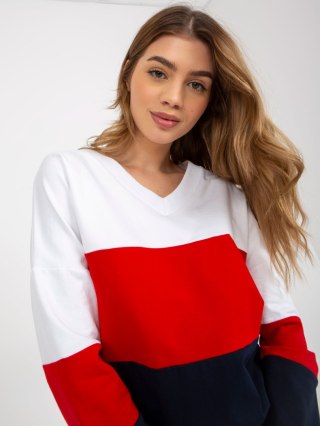 Bluza RV-BL-8328.86P biało-granatowy S/M