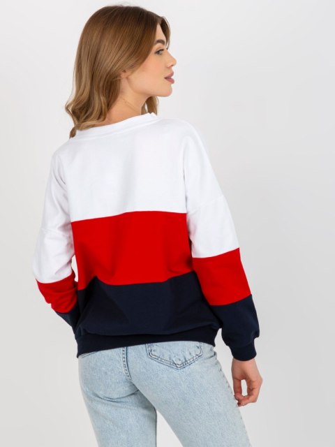 Bluza RV-BL-8328.86P biało-granatowy S/M Bluza RV-BL-8328.86P biało-granatowy S/M