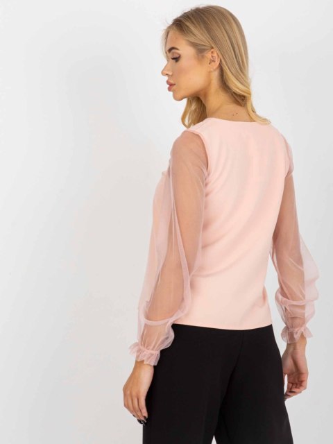 Bluzka LK-BZ-506666.87P brzoskwiniowy 40 Bluzka LK-BZ-506666.87P brzoskwiniowy 40