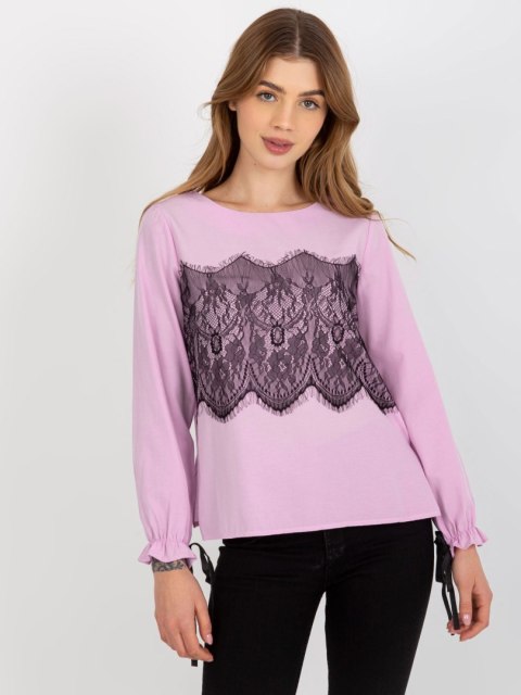 Bluzka LK-BZ-506877-2.01P jasny fioletowy 38 Bluzka LK-BZ-506877-2.01P jasny fioletowy 38