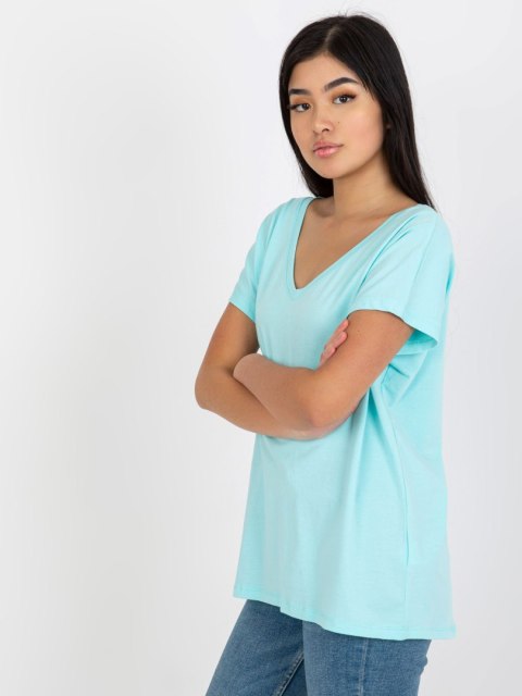 T-shirt RV-TS-4832.85 mietowy M
