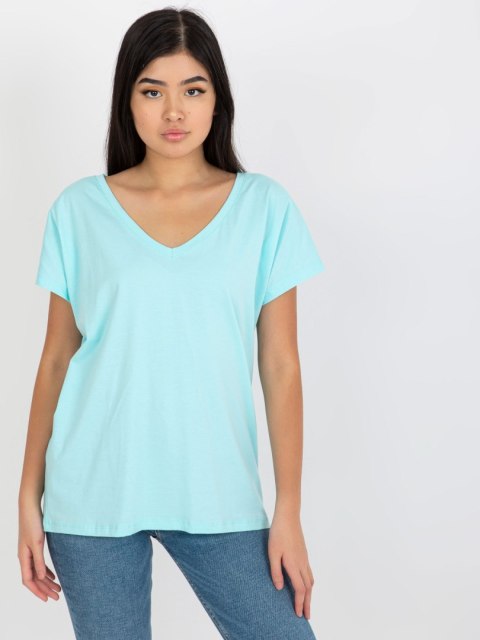T-shirt RV-TS-4832.85 mietowy S