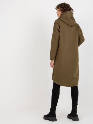 Bluza dresowa khaki z kapturem Stunning L/XL