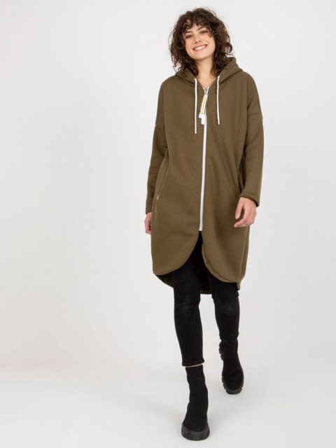 Bluza dresowa khaki z kapturem Stunning