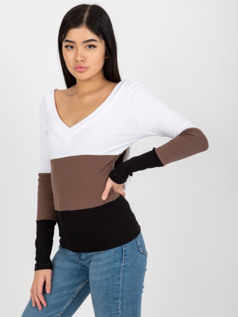 Bluzka RV-BZ-8429.35X biało-czarny S/M Bluzka RV-BZ-8429.35X biało-czarny S/M