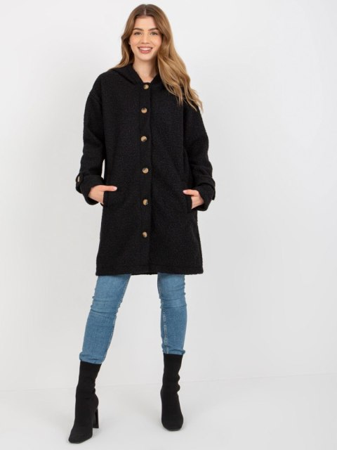 Płaszcz RV-PL-8449.98P czarny L/XL