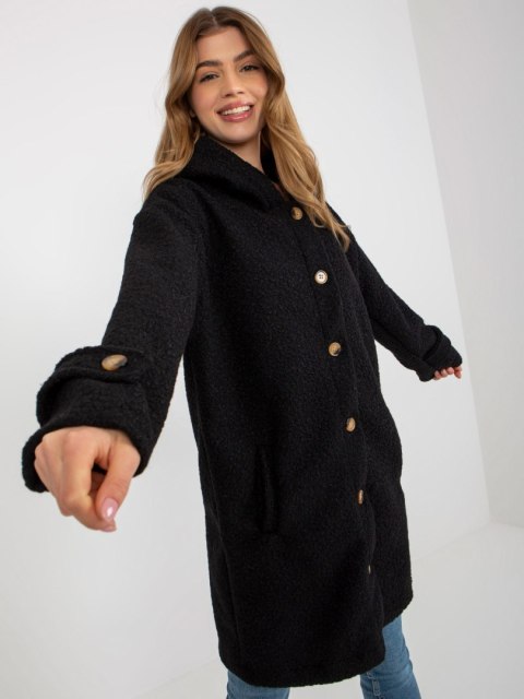 Płaszcz RV-PL-8449.98P czarny L/XL