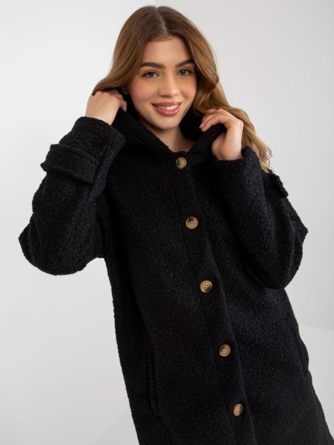 Płaszcz RV-PL-8449.98P czarny L/XL