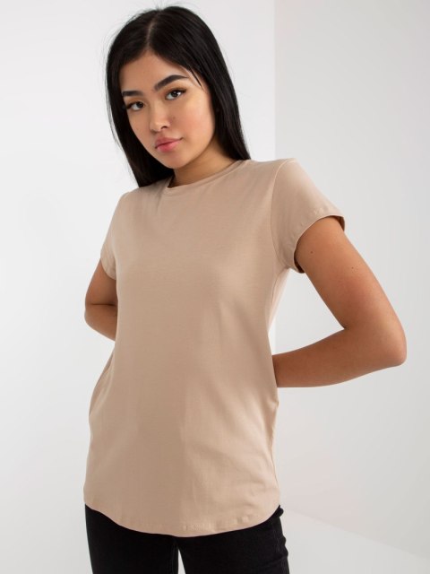 T-shirt RV-TS-4623.35 beżowy L T-shirt RV-TS-4623.35 beżowy L