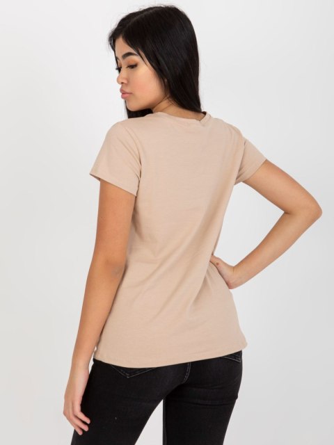 T-shirt RV-TS-4623.35 beżowy L T-shirt RV-TS-4623.35 beżowy L