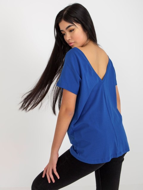 T-shirt RV-TS-4662.09 kobaltowy M T-shirt RV-TS-4662.09 kobaltowy M