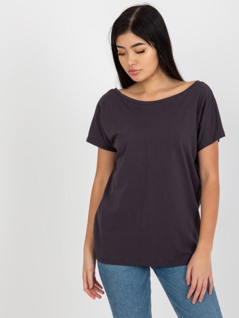 T-shirt RV-TS-4662.16 grafitowy M T-shirt RV-TS-4662.16 grafitowy M
