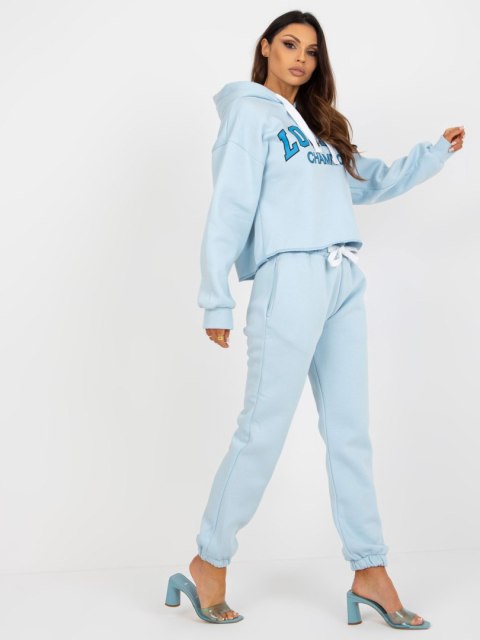 Komplet damski dresowy Laraina bluza i spodnie jasny niebieski Komplet damski dresowy Laraina bluza i spodnie jasny niebieski