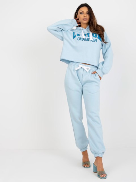 Komplet damski dresowy Laraina bluza i spodnie jasny niebieski Komplet damski dresowy Laraina bluza i spodnie jasny niebieski