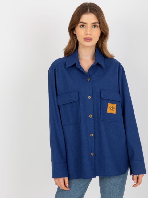 Koszula LK-KS-509164.11 ciemny niebieski L/XL Koszula LK-KS-509164.11 ciemny niebieski L/XL