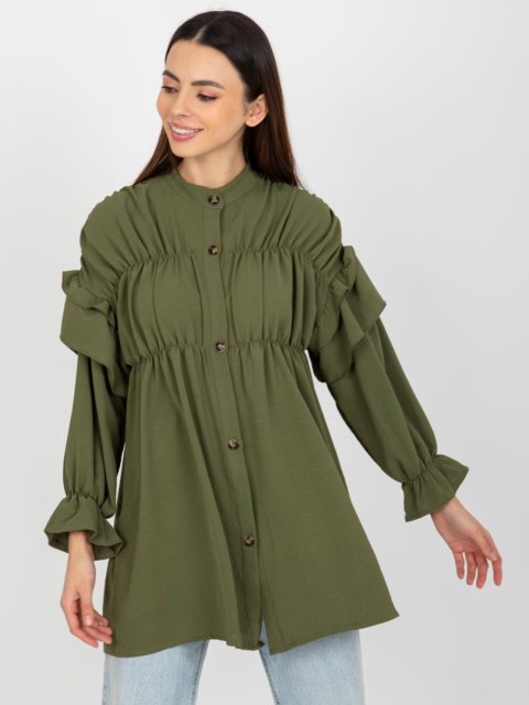 Koszula TW-KS-BI-2021745.13X khaki L Koszula TW-KS-BI-2021745.13X khaki L