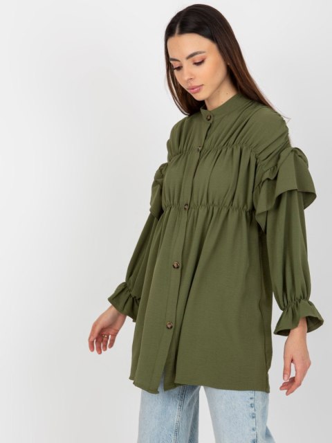 Koszula TW-KS-BI-2021745.13X khaki M Koszula TW-KS-BI-2021745.13X khaki M