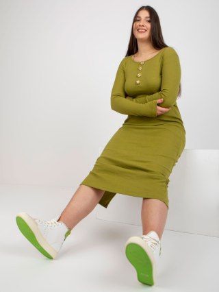 Sukienka FA-SK-0244.96 oliwkowy