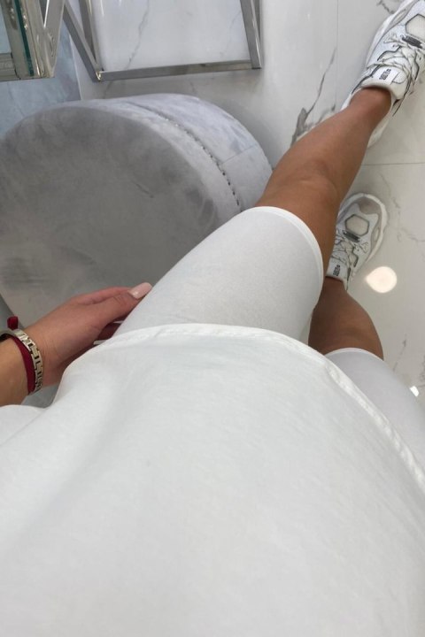 Komplet sportowy koszulka+legginsy ecru