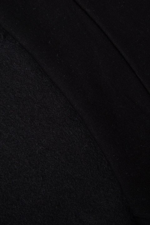 Bluza z kapturem z naszywkami czarna Bluza z kapturem z naszywkami czarna