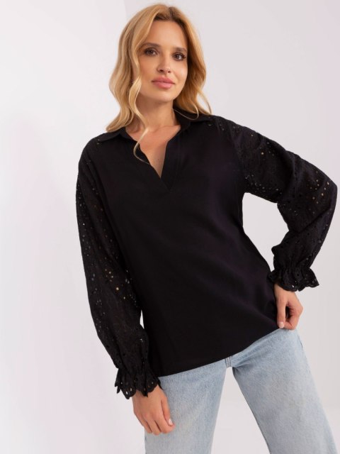 Bluzka LK-BZ-509328.20 czarny L/XL