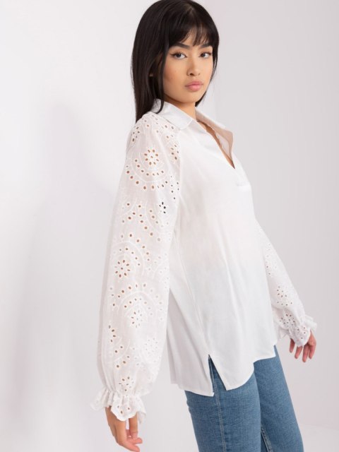 Bluzka koszulowa z falującymi rękawami w stylu boho Bluzka koszulowa z falującymi rękawami w stylu boho